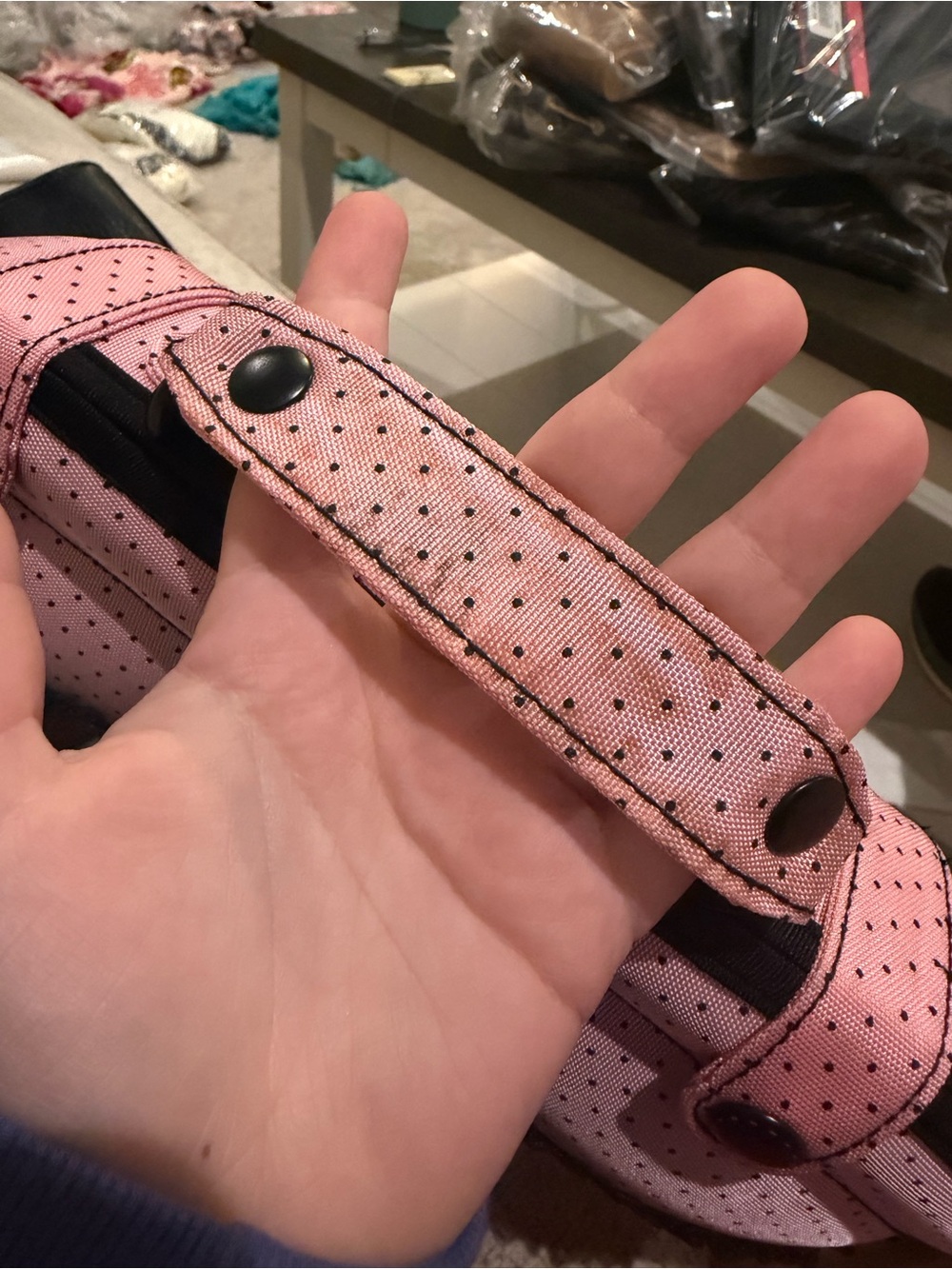 The Brag Company Bra-Shaped Lingerie Travel Case (Pink Polka Dot) - Picture 8 of 8